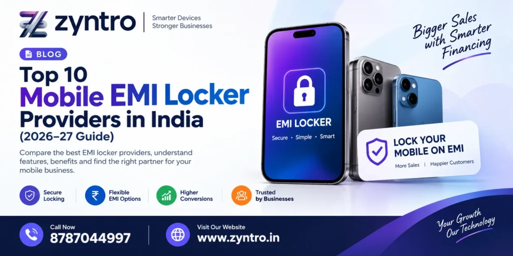 Top 10 Mobile EMI Locker Providers in India